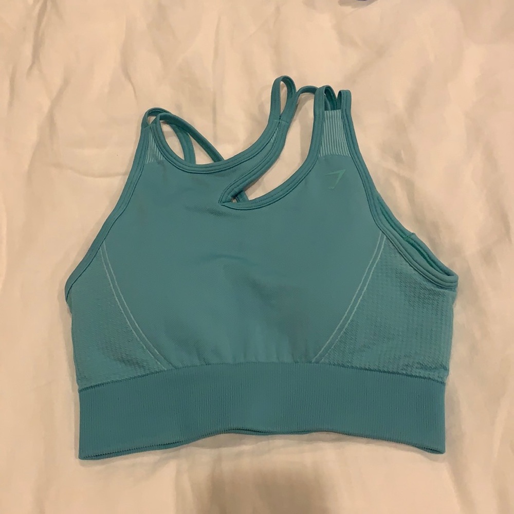 Small Gymshark Ultra Seamless Sports Bra - Green